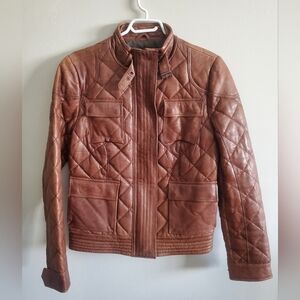 Eddie Bauer Brown Leather Jacket